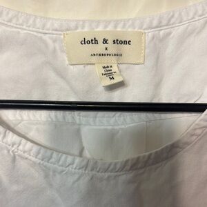 Cloth & Stone Crisp White Blouse